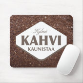 Koude koffie verfraait muismat 4 (Met muis)