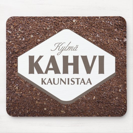 Koude koffie verfraait muismat 4 (Voorkant)