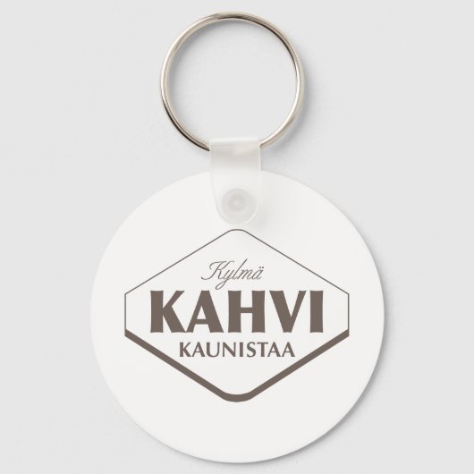 Koude Koffie Verfraait Sleutelhanger 2 (Voorkant)