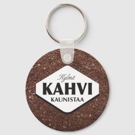 Koude Koffie Verfraait Sleutelhanger 3