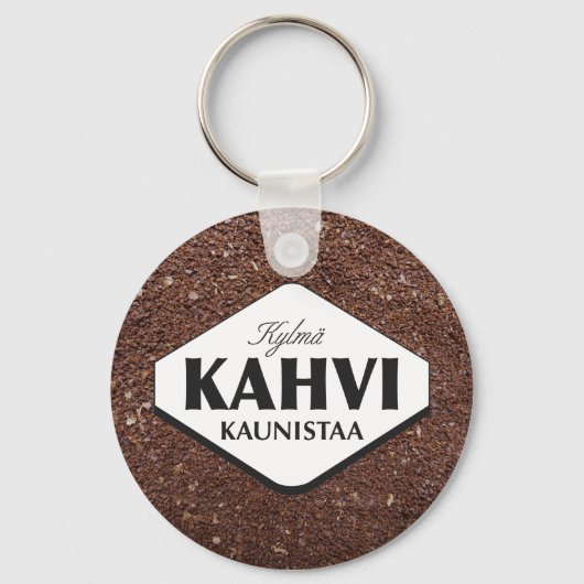 Koude Koffie Verfraait Sleutelhanger 3 (Voorkant)