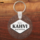 Koude Koffie Verfraait Sleutelhanger 3 (Voorkant)