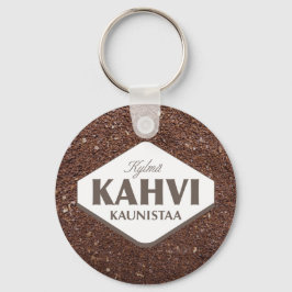 Koude Koffie Verfraait Sleutelhanger 4