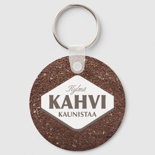 Koude Koffie Verfraait Sleutelhanger 4 (Voorkant)