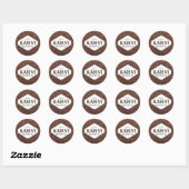 Koude koffie verfraait Sticker 4 (Vel)