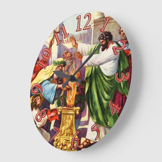 koude kuren van het blade man at lystra clock grote klok (Hoek)