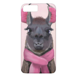 Koude Lama Roze iPhone 8/7 Plus Hoesje
