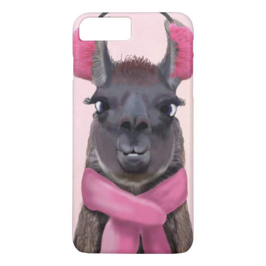 Koude Lama Roze Case-Mate iPhone Case (Achterkant)