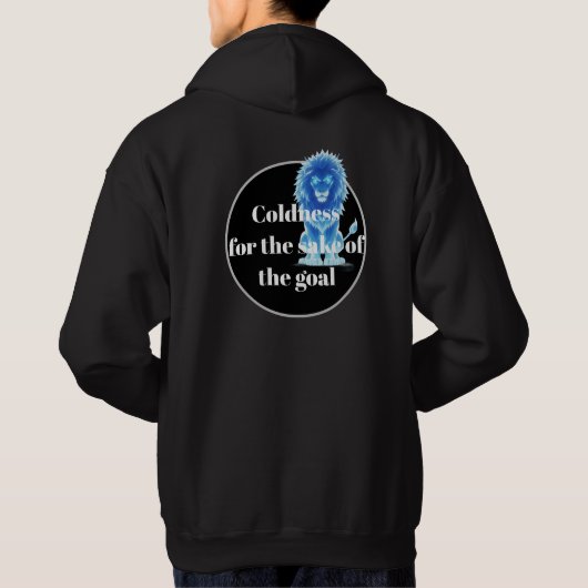 koude leeuw hoodie (Achterkant)