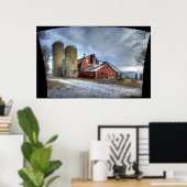 Koude lentekens, niet gekraakt poster (Thuiskantoor)