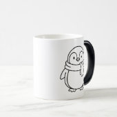 Koude Maar Schattige Pinguïn Magische Mok (Voorkant rechts)