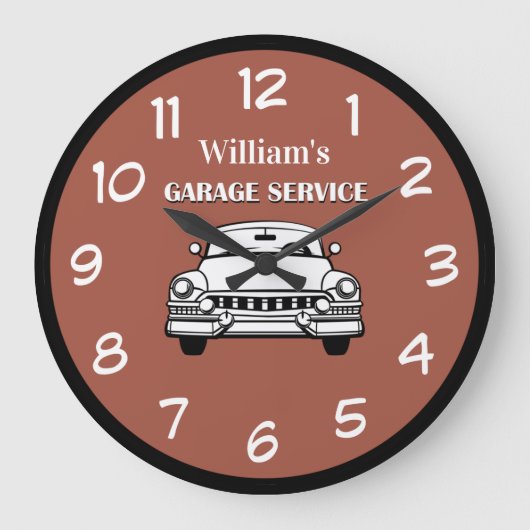 Koude Mannen Klassieke klokjes met cardanthema Grote Klok (Voorkant)