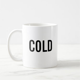 Koude minimalistische witte mok