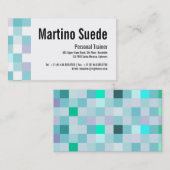 Koude moderne patroonlegante verse kaarten visitekaartje (Voorkant / Achterkant)