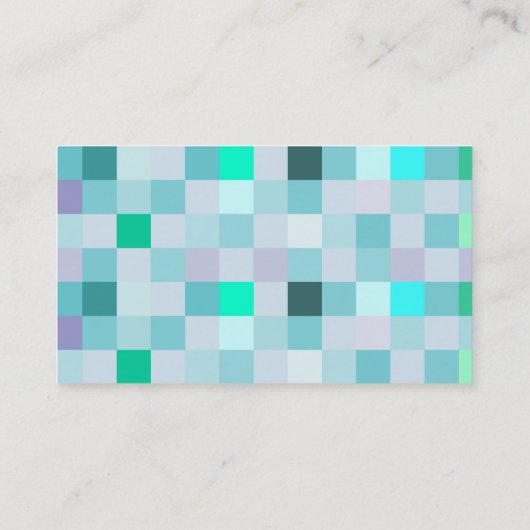 Koude moderne patroonlegante verse kaarten visitekaartje (Achterkant)