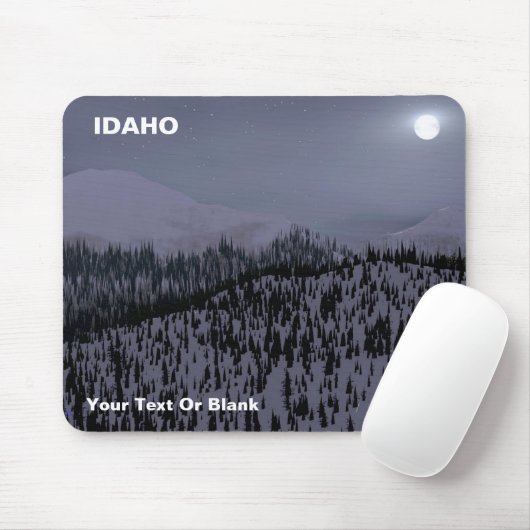 Koude nacht in Idaho Muismat (Met muis)