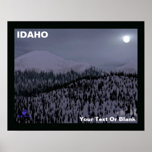 Koude Nacht In Idaho Poster