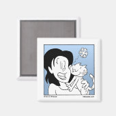 Koude neus kat magneet (Voorkant / Achterkant)