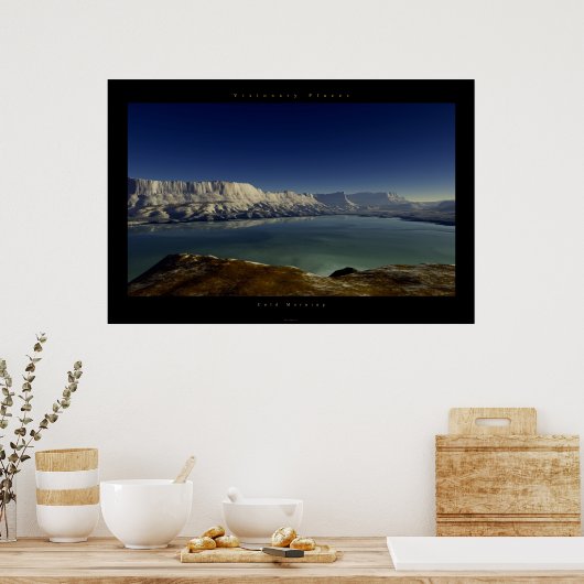 koude ochtend poster (Keuken)