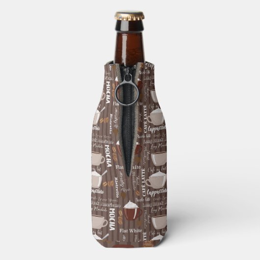 Koude of warme koffie flesjeskoeler (Fles Achterkant)