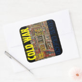 KOUDE OORLOG KUSH VIERKANTE STICKER (Envelop)