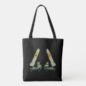 koude oorlog tote bag (Achterkant)