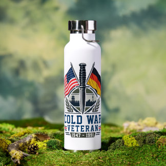 Koude Oorlog Veteraan USA Duitsland Berlijn Waterfles