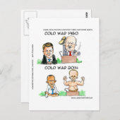 Koude Oorlogen van 1960 en 2014 Briefkaart (Voorkant / Achterkant)