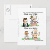 Koude Oorlogen van 1960 en 2014 Grappig Briefkaart (Voorkant / Achterkant)