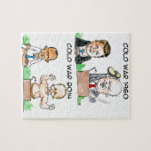 Koude Oorlogen van 1960 en 2014 Grappig Legpuzzel (Horizontaal)