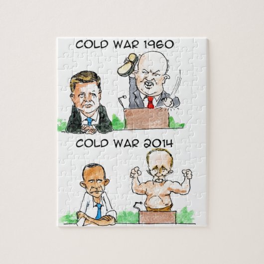 Koude Oorlogen van 1960 en 2014 Grappig Legpuzzel (Verticaal)