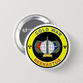 Koude Oorlogsleactor Ronde Button 5,7 Cm (Voorkant /achterkant)