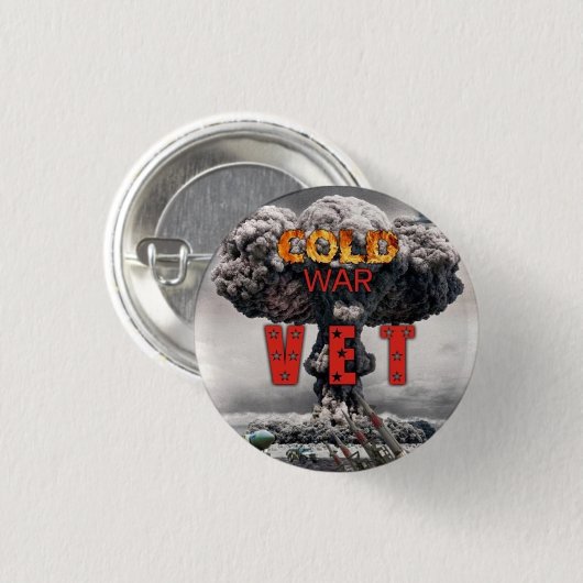 Koude Oorlogsveet Ronde Button 3,2 Cm (Voorkant /achterkant)