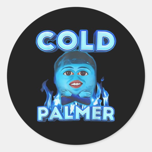 Koude Palmer meme, leuke meme Ronde Sticker (Voorkant)
