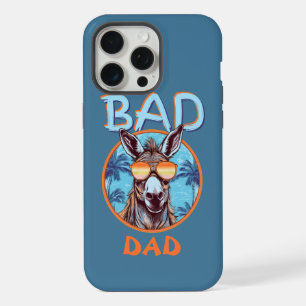Koude papa Funny Ezel Koel Zonnebril Vakantie iPhone 15 Pro Max Case