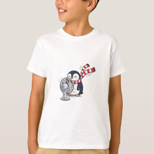 Koude Pinguïn Koele Bries Bries Kids T-shirt