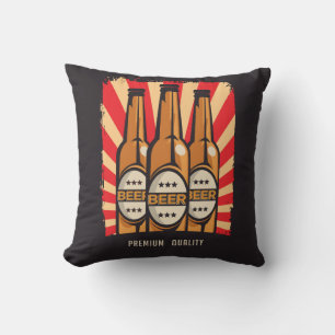 Koude Premium fles bier Kussen