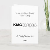 Koude Rat met Sjaal Valentijnsdag Kaart (Achterkant)