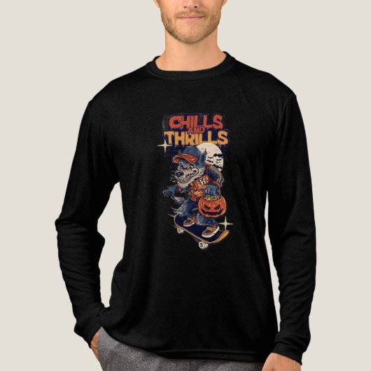 Koude rillingen en sensatie Tri-Blend shirt (Voorkant volledig)