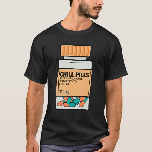 Koude rillingen Medisch Relax Zenuwen T-shirt (Voorkant)