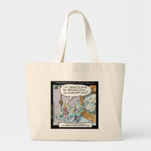 Koude Schone Handen Met Vuurwapens Grappige Cadeau Grote Tote Bag