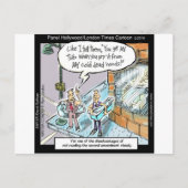 Koude schone handen W/Pistolen Funny Gifts & T - s Briefkaart (Voorkant)