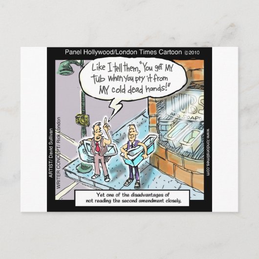 Koude schone handen W/Pistolen Funny Gifts & T - s Briefkaart (Voorkant)