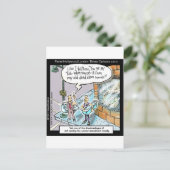 Koude schone handen W/Pistolen Funny Gifts & T - s Briefkaart (Staand voorkant)