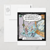 Koude schone handen W/Pistolen Funny Gifts & T - s Briefkaart (Voorkant / Achterkant)