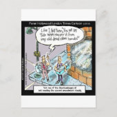 Koude schone handen W/Pistolen Funny Gifts & T - s Briefkaart (Voorkant)