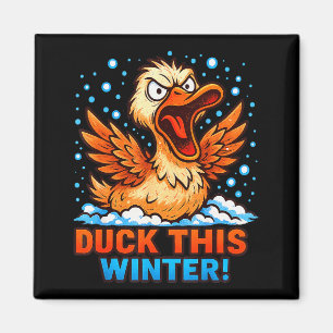 Koude Sneeuwige Dag Sarcastische Zegswijze Funny D Magneet
