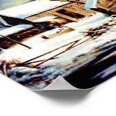 Koude sneeuwmorgen poster (Hoek)
