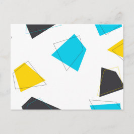 Koude, speelse, moderne, trendy, stedelijke patroo briefkaart