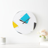 Koude, speelse, moderne, trendy, stedelijke patroo grote klok (Huis)